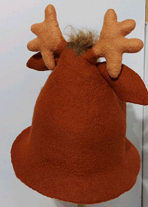 Шапка для бани Лось