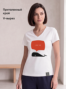 Футболка женская LOVE ME 