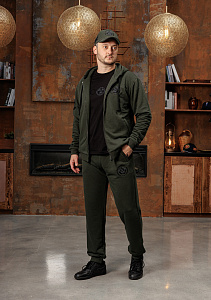 Толстовка мужская СССР Моя страна Military edition цвет хаки