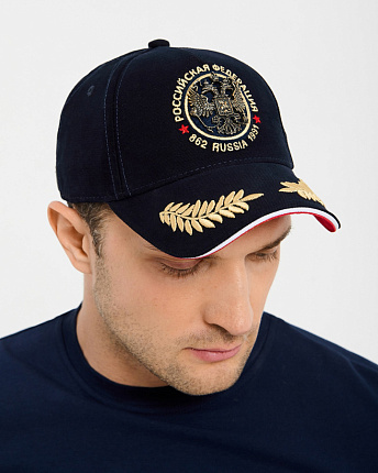 Бейсболка Российская Федерация цвет черный