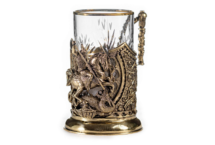 Подстаканник Георгий Победоносец VIP  
