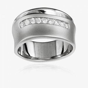 Кольцо с фианитами