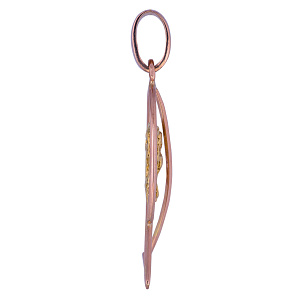 Подвеска золотая с самородком