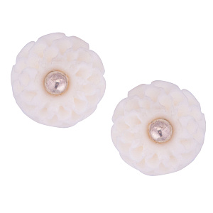 Серьги-пусеты «Георгины»