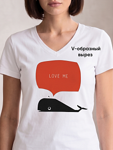 Футболка женская LOVE ME 