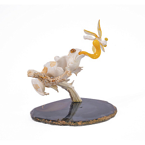 Композиция Лягушка и стрекоза