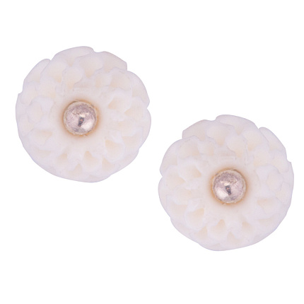 Серьги-пусеты «Георгины»