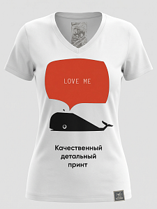 Футболка женская LOVE ME 