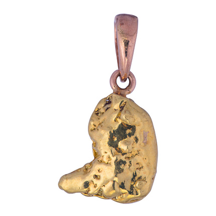 Подвеска золотая с самородком