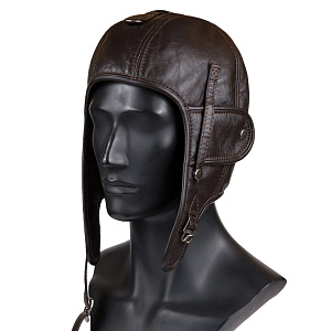 Шлем кожаный
