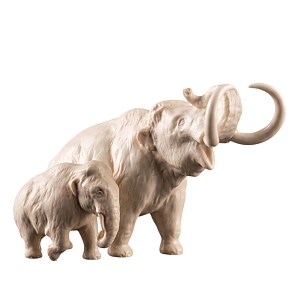 Композиция Мамонт с мамонтенком