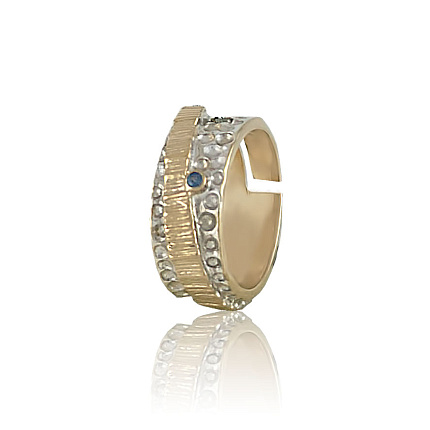 Кольцо с сапфиром