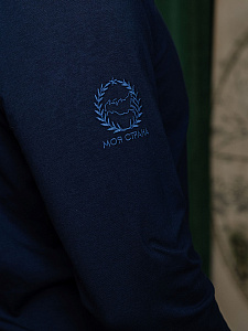 Лонгслив СССР классика Blue edition цвет темно-синий