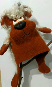 Шапка для бани Медведь