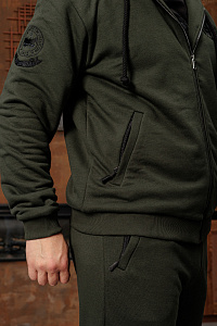 Толстовка мужская СССР Моя страна Military edition цвет хаки