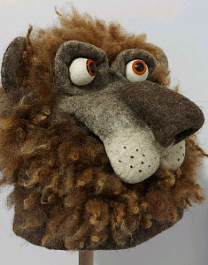 Шапка для бани Царь зверей