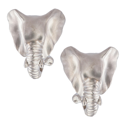 Серьги-пусеты «Слоники»