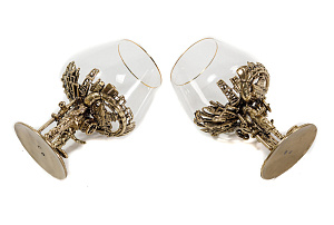 Набор бокалов для коньяка Нефтяники на 2 персоны