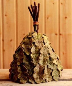 Шапка для бани Веник