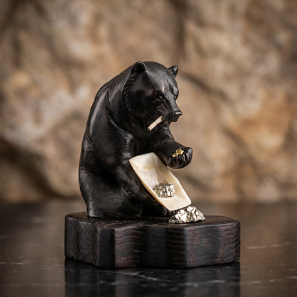 Статуэтка Медведь старатель