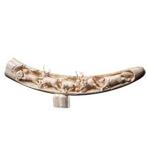 Композиция Нападение волков на стадо оленей