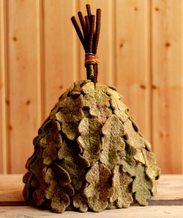 Шапка для бани Веник