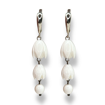 Серьги из бивня мамонта