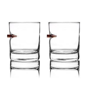 Набор Пуля из 2х стаканов для виски в коробке 