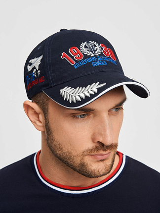 Бейсболка ВДВ 1930 цвет темно-синий