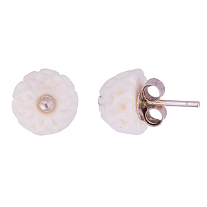 Серьги-пусеты «Георгины»