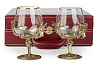 Набор бокалов для коньяка Царский 2 персоны 