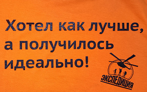 Футболка мужская Хотел как лучше, а получилось идеально! 