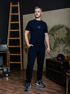 Футболка СССР классика Blue edition  цвет темно-синий