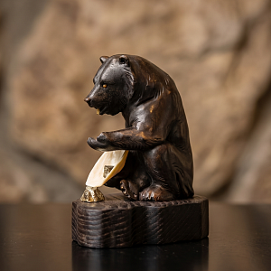 Статуэтка Медведь старатель