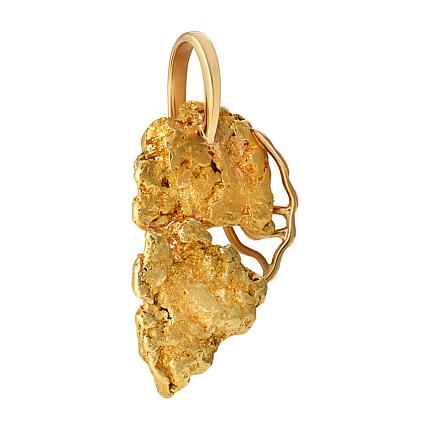 Подвеска с золотым самородком