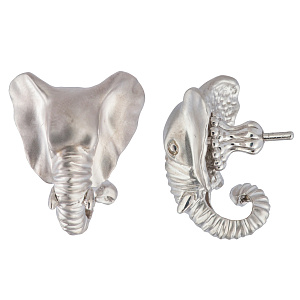 Серьги-пусеты «Слоники»