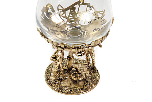 Набор бокалов для коньяка Нефтяники на 2 персоны