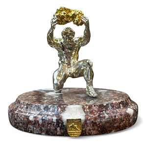 Сувенир Атлант с самородком