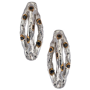 Серьги со шпинелью