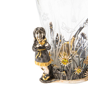 Чайная кружка «Ромашка. Девочка»