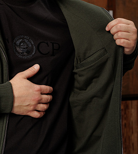 Толстовка мужская СССР Моя страна Military edition цвет хаки