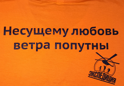 Футболка мужская Несущему любовь ветра попутны 