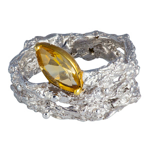 Кольцо с цитрином