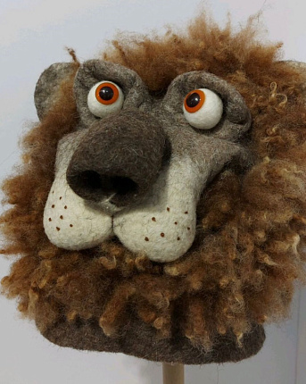 Шапка для бани Царь зверей