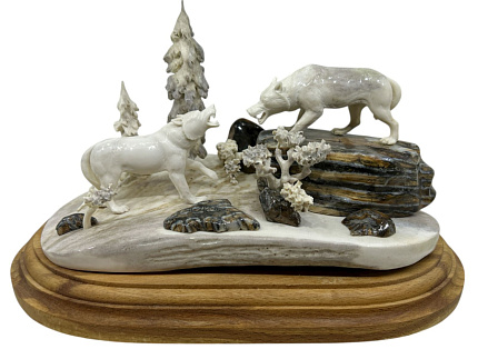 Композиция Волки