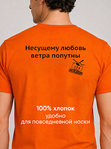 Футболка мужская Несущему любовь ветра попутны 