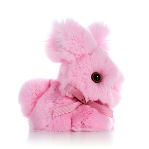 Сувенир Кролик маленький розовый