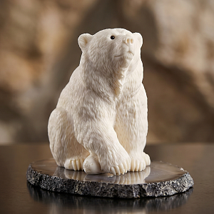 Композиция Белый медведь с нерпой