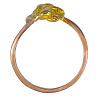 Кольцо золотое с самородком