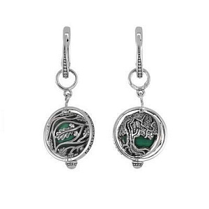 Серьги Мамврийский дуб